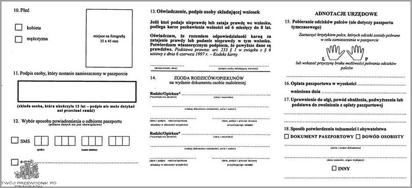 Sekret Jak Wypełnić Wniosek O Paszport!