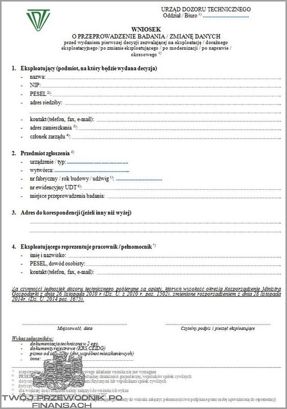 Jak Udać Się O Rejestrację Urządzenia? Udt Wniosek!