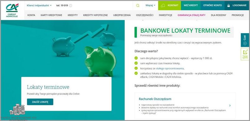 10% zysku z lokaty Credit Agricole!