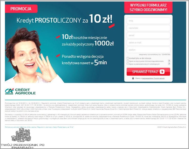 10% zysku z lokaty Credit Agricole!
