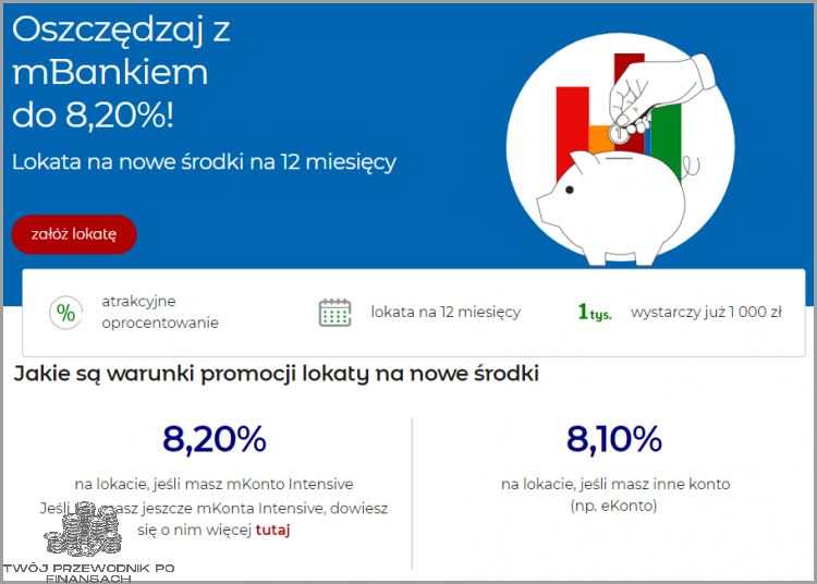 Mbank oferuje najlepsze Lokaty!