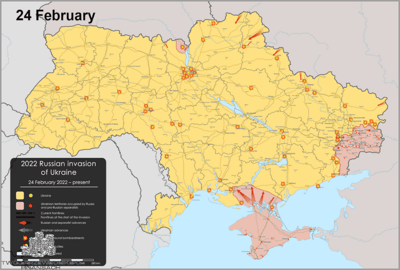 Niewiarygodna Inwazja Rosji na Ukrainę!