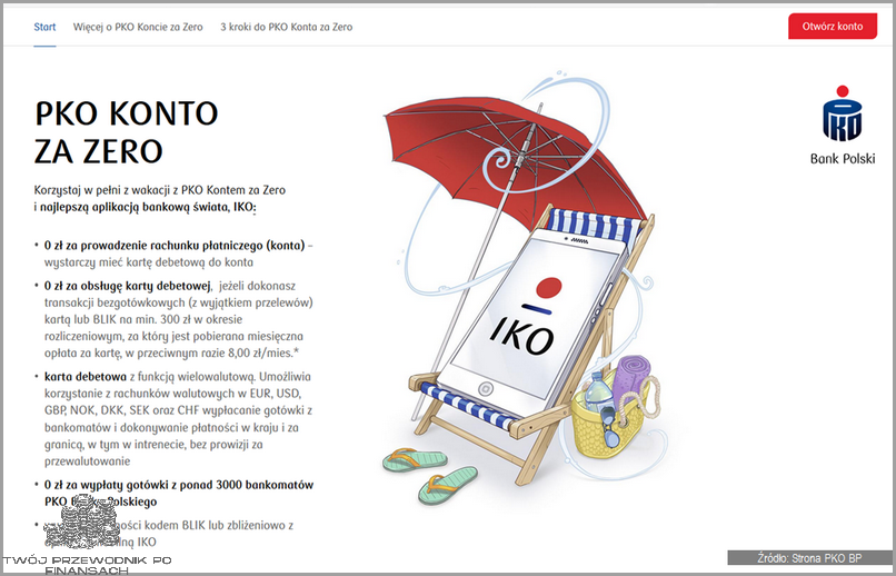 PKO Konto Za Zero - Bezpłatna Bankowość!
