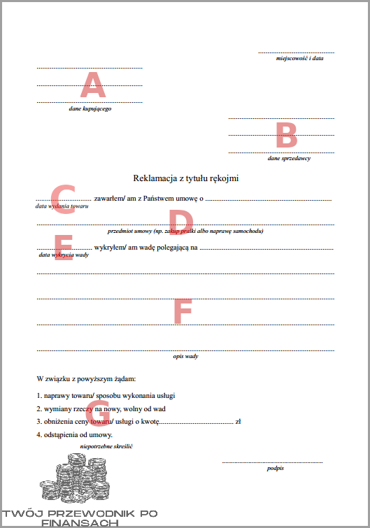 Reklamacja Z Tytułu Rękojmi - Sprawdź Wzór!