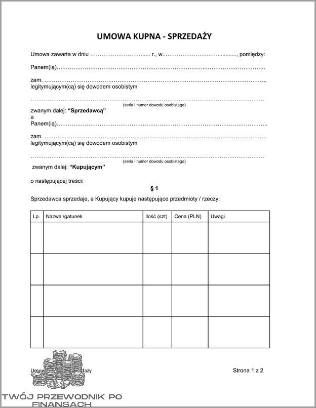 Umowa Kupna Sprzedaży Rzeczy: Nie Przegap!