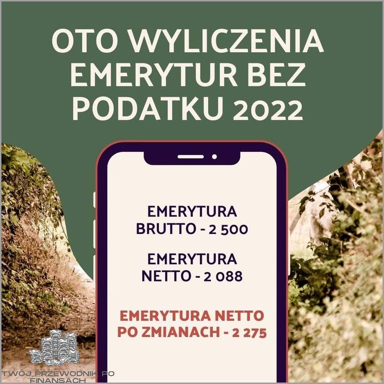 Emerytura Bez Podatku - Najnowsze Wiadomości!