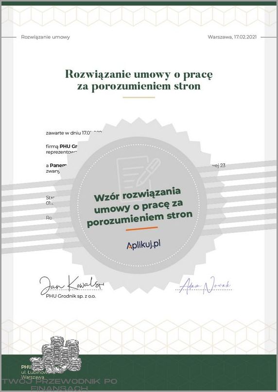 Jak Przeprowadzić Rozwiązanie Umowy O Pracę?