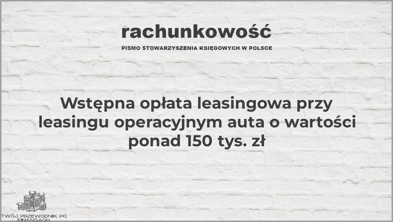 Kalkulator Leasingu Powyżej 150 Tys.