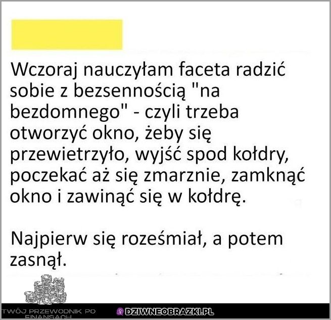 Sposób Na Zaśnięcie W 2 Minuty - Jest!