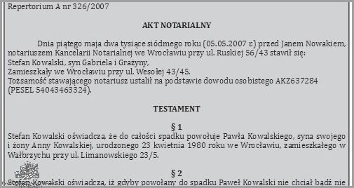 Testament Notarialny - Jak Go Złożyć?