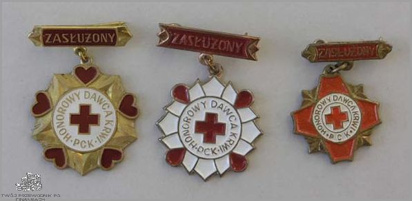 Odznaki Za Oddawanie Krwi - Uhonoruj się!