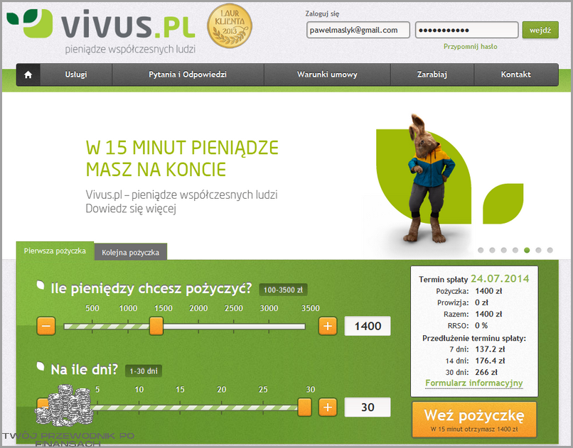 Vivus Pożyczka Online: Nowa Szybka Możliwość!