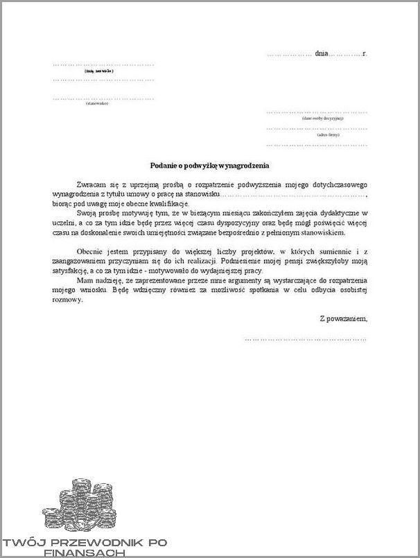 Pobierz ZA DARMO Wzór Podania O Pracę w Formacie PDF!