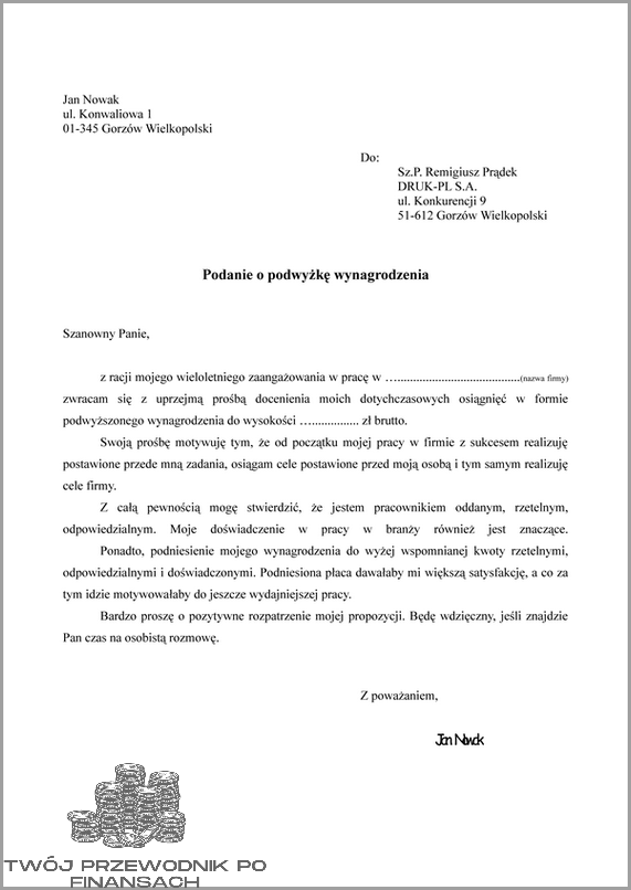 Pobierz ZA DARMO Wzór Podania O Pracę w Formacie PDF!
