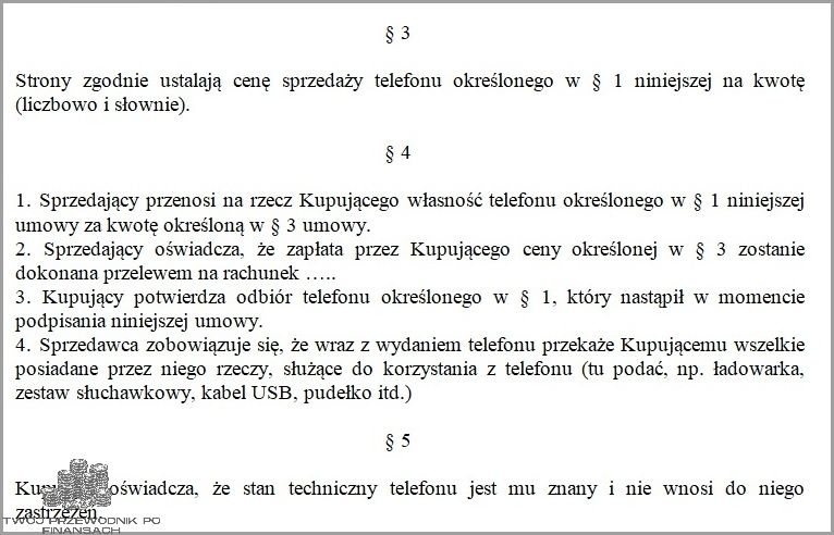 Umowa Kupna Sprzedaży Telefonu - Przeczytaj Przed Zamówieniem!