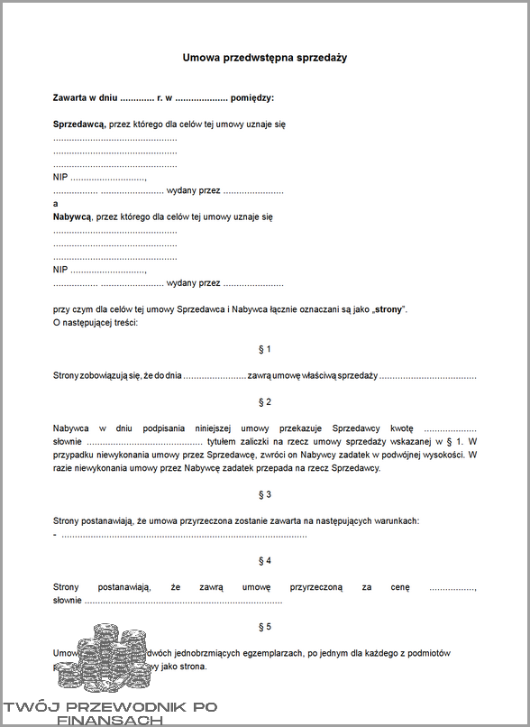 Umowa Przedwstępna Sprzedaży Działki - Co Musisz Wiedzieć!